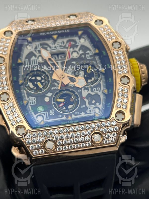 Фото 10 - Richard Mille RM 011-03 Diamond Gold