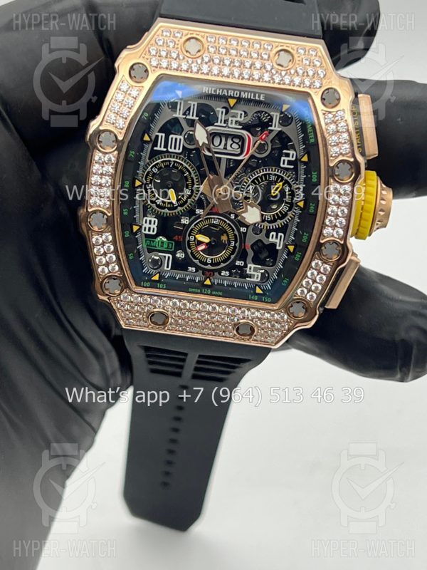 Фото 11 - Richard Mille RM 011-03 Diamond Gold