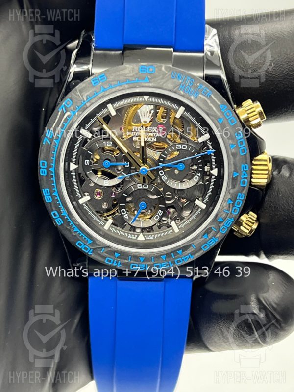 Товар Rolex Cosmograph Daytona 40mm Blaken Skeleton Blue Фото 2 - Rolex Cosmograph Daytona 40mm Blaken Skeleton Blue