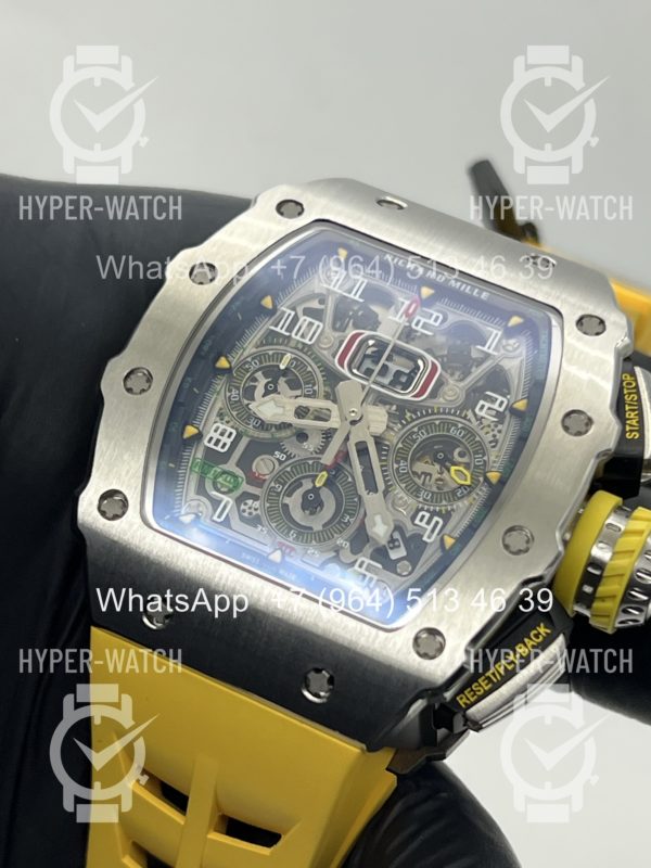 Товар Richard Mille RM 011-03 Steel Yellow Chronograph Фото 6 - Richard Mille RM 011-03 Steel Yellow Chronograph