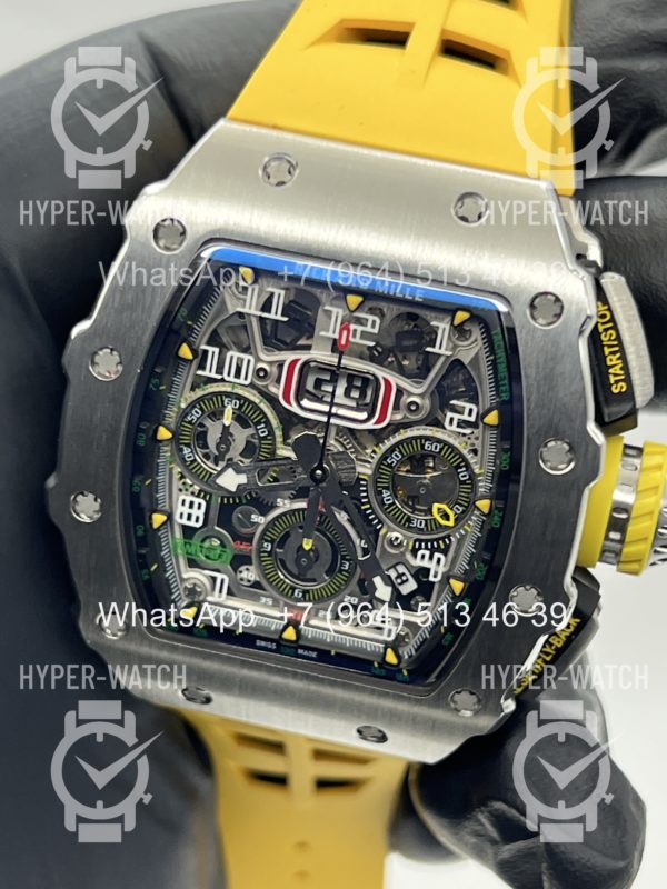 Товар Richard Mille RM 011-03 Steel Yellow Chronograph Фото 9 - Richard Mille RM 011-03 Steel Yellow Chronograph