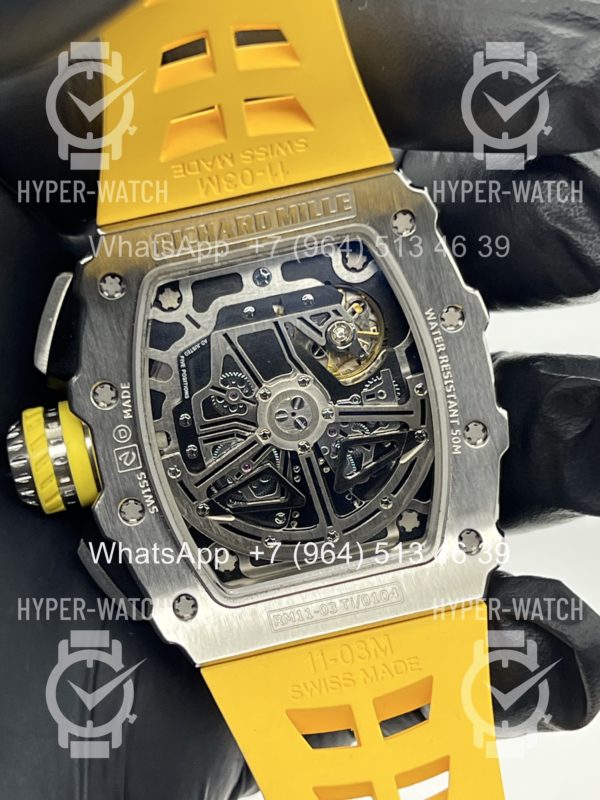 Товар Richard Mille RM 011-03 Steel Yellow Chronograph Фото 16 - Richard Mille RM 011-03 Steel Yellow Chronograph