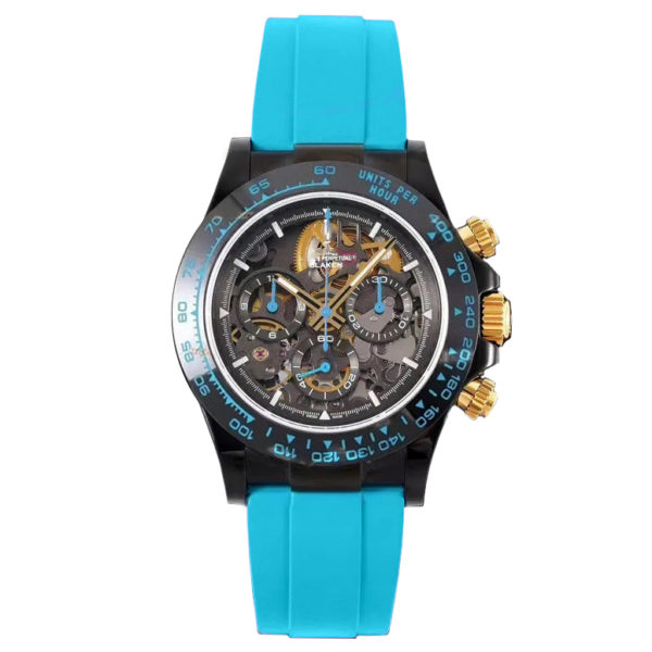 Товар Rolex Cosmograph Daytona 40mm Blaken Blue Skeleton Фото 1 - Rolex Cosmograph Daytona 40mm Blaken Blue Skeleton