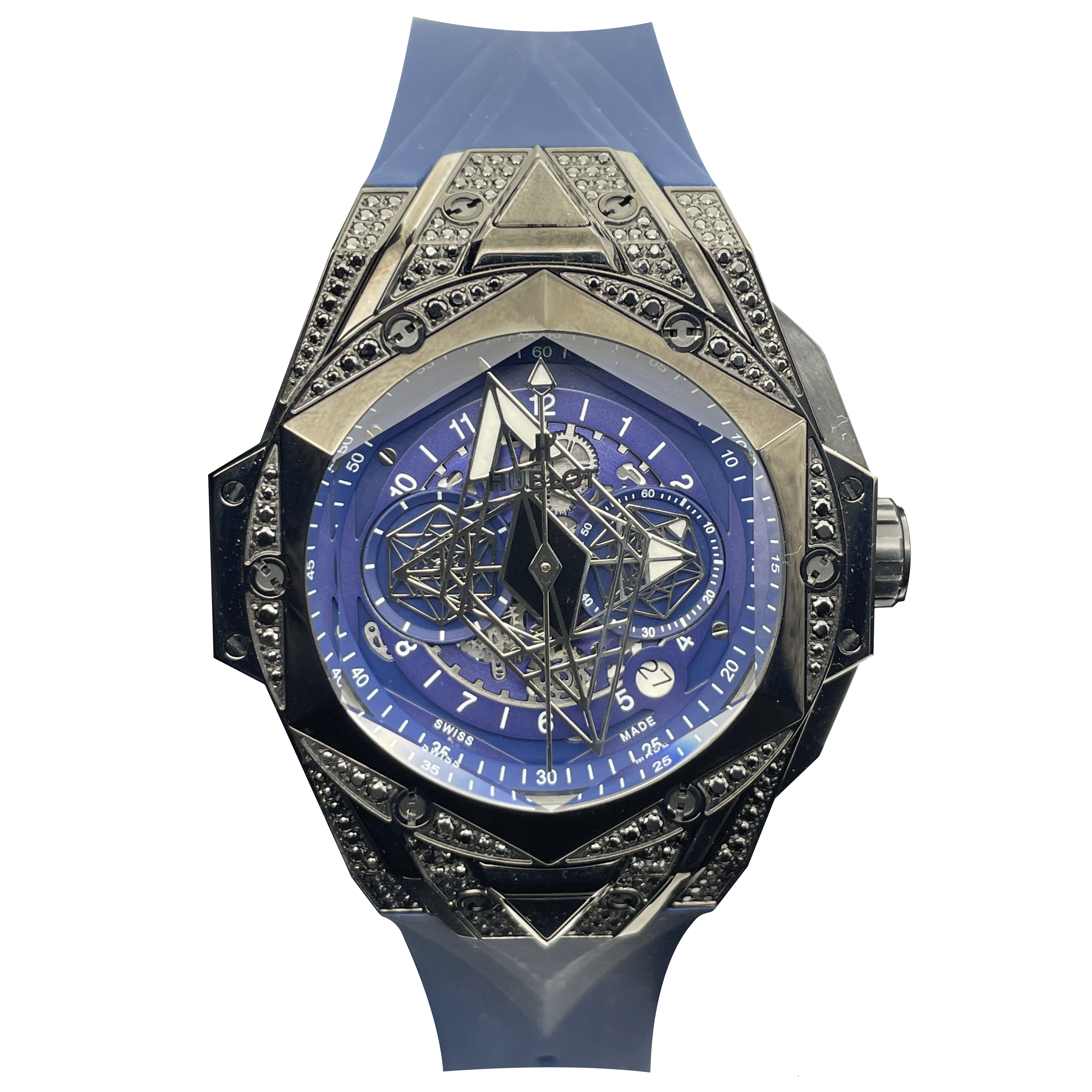 Фото 1 - Hublot Big Bang Sang Bleu II 45 Blue Black
