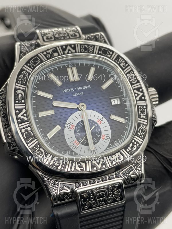Товар Patek Philippe Nautilus 44mm Engraved Art 4766 Фото 5 - Patek Philippe Nautilus 44mm Engraved Art 4766