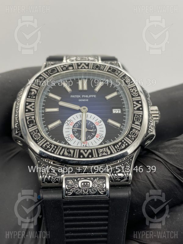 Товар Patek Philippe Nautilus 44mm Engraved Art 4766 Фото 6 - Patek Philippe Nautilus 44mm Engraved Art 4766