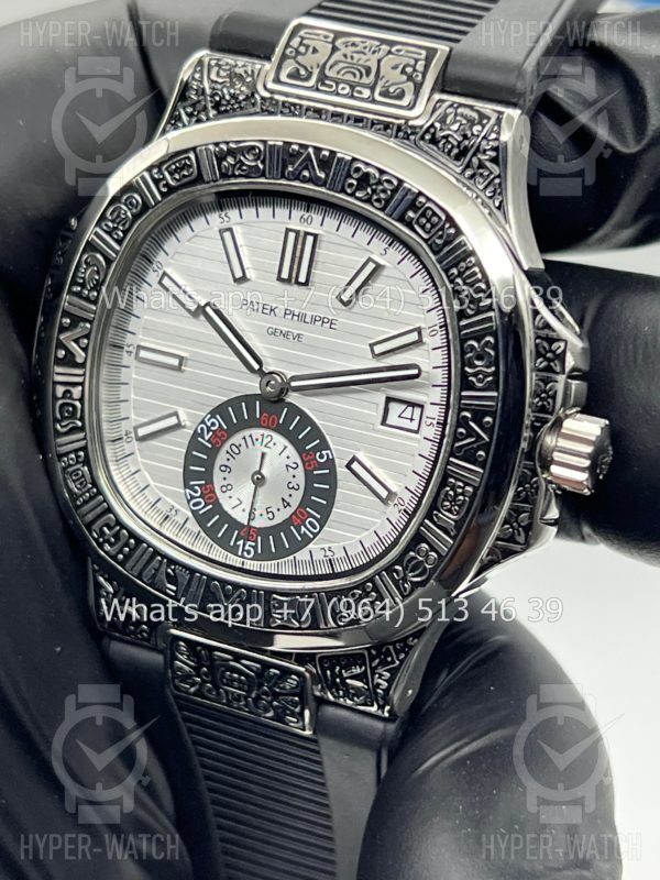 Товар Patek Philippe Nautilus 44mm Engraved Art 4767 Фото 2 - Patek Philippe Nautilus 44mm Engraved Art 4767