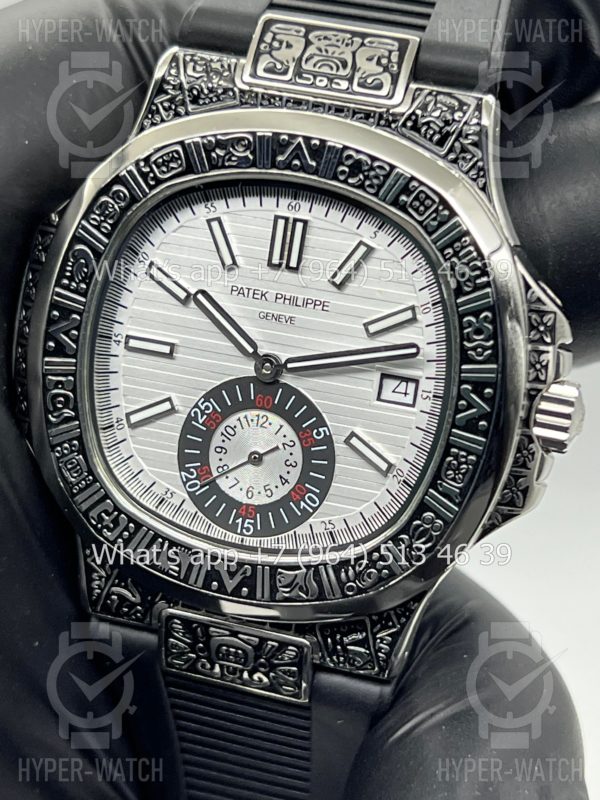 Товар Patek Philippe Nautilus 44mm Engraved Art 4767 Фото 3 - Patek Philippe Nautilus 44mm Engraved Art 4767