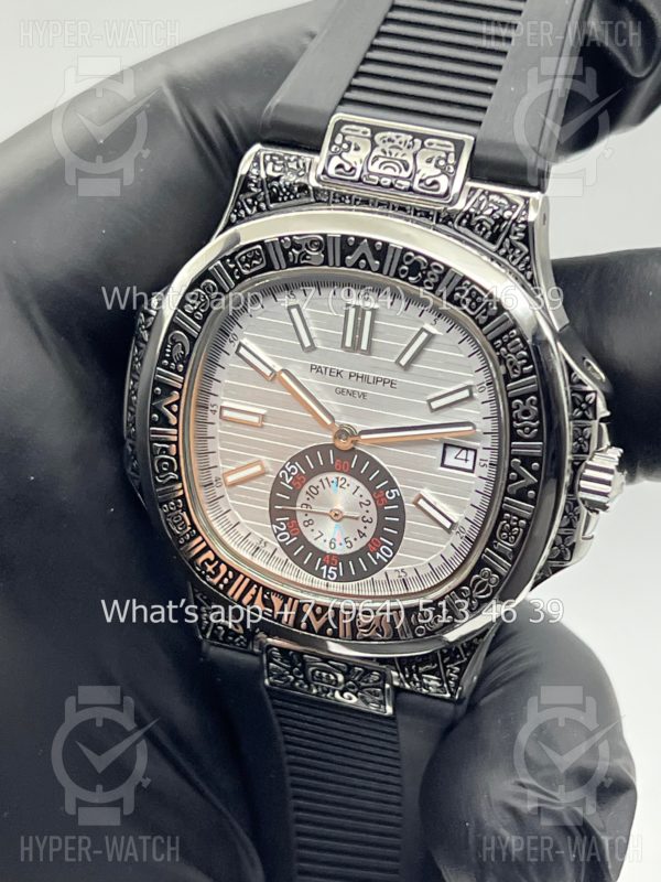 Товар Patek Philippe Nautilus 44mm Engraved Art 4767 Фото 8 - Patek Philippe Nautilus 44mm Engraved Art 4767