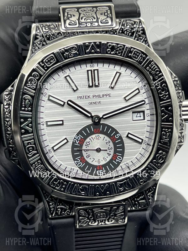 Товар Patek Philippe Nautilus 44mm Engraved Art 4767 Фото 9 - Patek Philippe Nautilus 44mm Engraved Art 4767