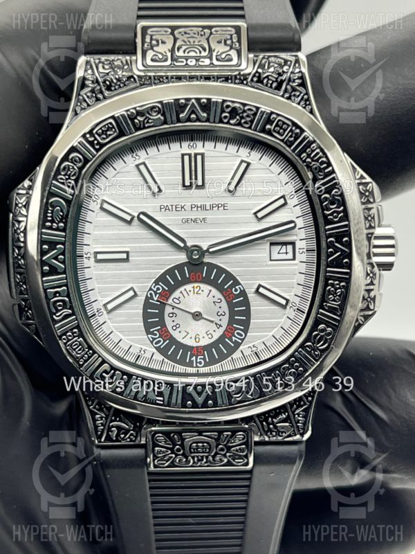 Товар Patek Philippe Nautilus 44mm Engraved Art 4767 Фото 10 - Patek Philippe Nautilus 44mm Engraved Art 4767