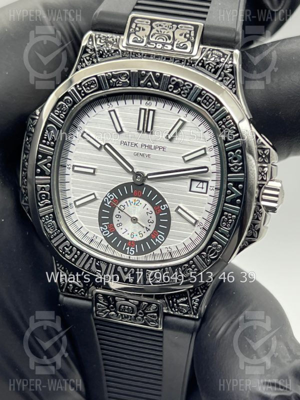 Товар Patek Philippe Nautilus 44mm Engraved Art 4767 Фото 11 - Patek Philippe Nautilus 44mm Engraved Art 4767