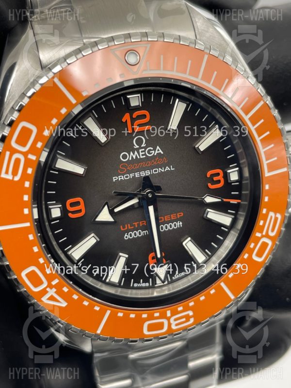 Товар Omega Seamaster Planet Ocean 6000M UltraDeep 215.30.46.21.06.001 Orange Steel Фото 2 - Omega Seamaster Planet Ocean 6000M UltraDeep 215.30.46.21.06.001 Orange Steel