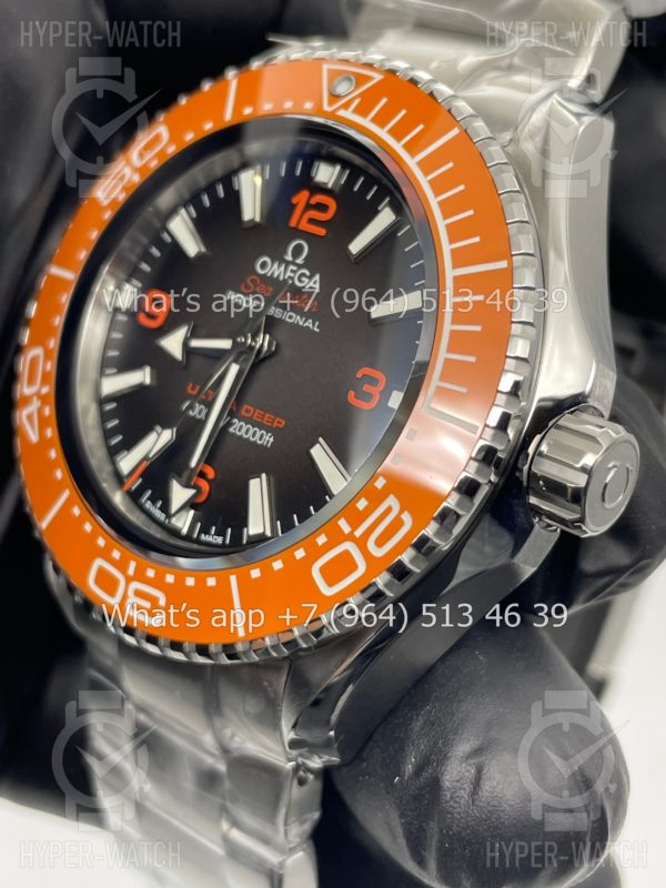 Товар Omega Seamaster Planet Ocean 6000M UltraDeep 215.30.46.21.06.001 Orange Steel Фото 7 - Omega Seamaster Planet Ocean 6000M UltraDeep 215.30.46.21.06.001 Orange Steel