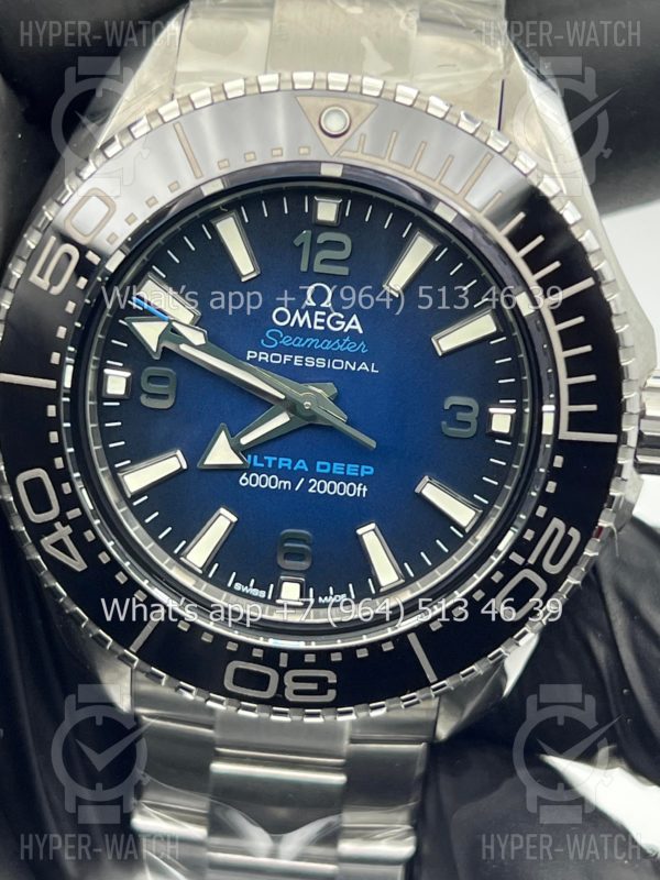 Товар Omega Seamaster Planet Ocean 6000M UltraDeep 215.30.46.21.03.001 Blue Фото 8 - Omega Seamaster Planet Ocean 6000M UltraDeep 215.30.46.21.03.001 Blue