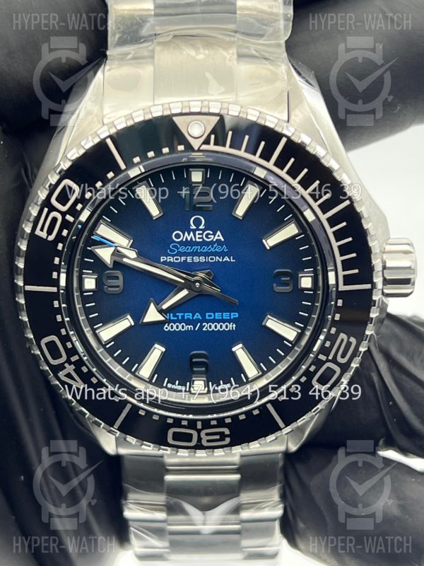 Товар Omega Seamaster Planet Ocean 6000M UltraDeep 215.30.46.21.03.001 Blue Фото 9 - Omega Seamaster Planet Ocean 6000M UltraDeep 215.30.46.21.03.001 Blue