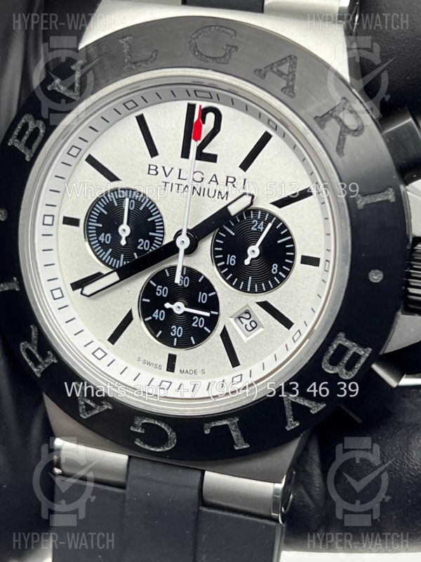 Товар Bvlgari Diagono Titanium Chronograph 44mm Art 5028 Фото 4 - Bvlgari Diagono Titanium Chronograph 44mm Art 5028