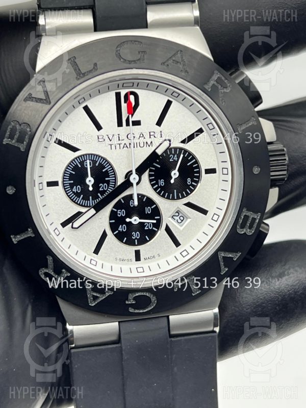 Товар Bvlgari Diagono Titanium Chronograph 44mm Art 5028 Фото 5 - Bvlgari Diagono Titanium Chronograph 44mm Art 5028