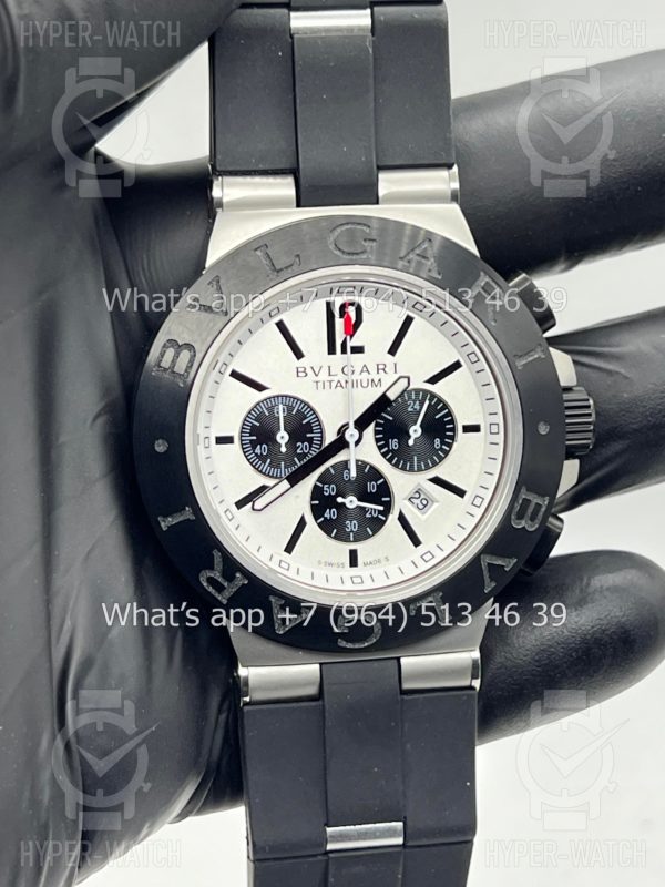 Товар Bvlgari Diagono Titanium Chronograph 44mm Art 5028 Фото 6 - Bvlgari Diagono Titanium Chronograph 44mm Art 5028