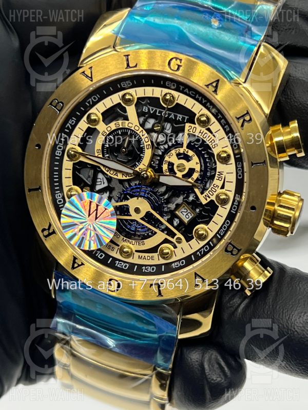 Фото 3 - Bvlgari Octo Roma Skeleton 45mm Art 5033