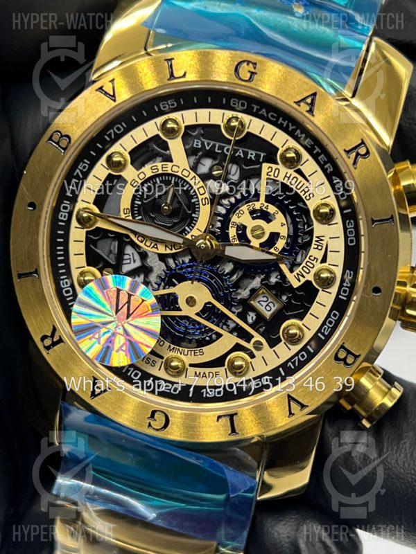 Фото 4 - Bvlgari Octo Roma Skeleton 45mm Art 5033