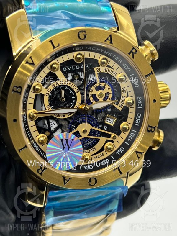 Фото 6 - Bvlgari Octo Roma Skeleton 45mm Art 5033
