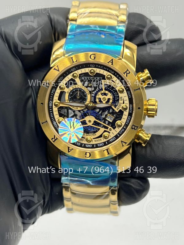 Фото 8 - Bvlgari Octo Roma Skeleton 45mm Art 5033