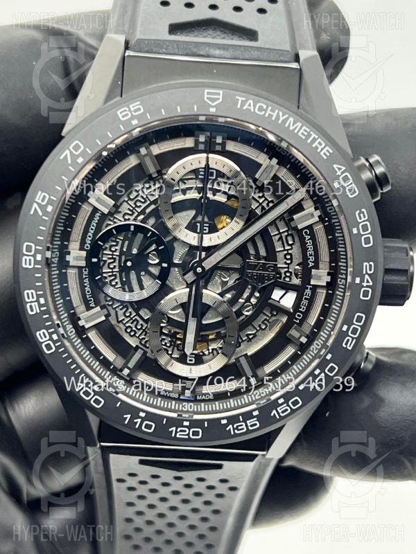 Фото 6 - TAG Heuer Carrera 45mm CAR2A91.FT6071