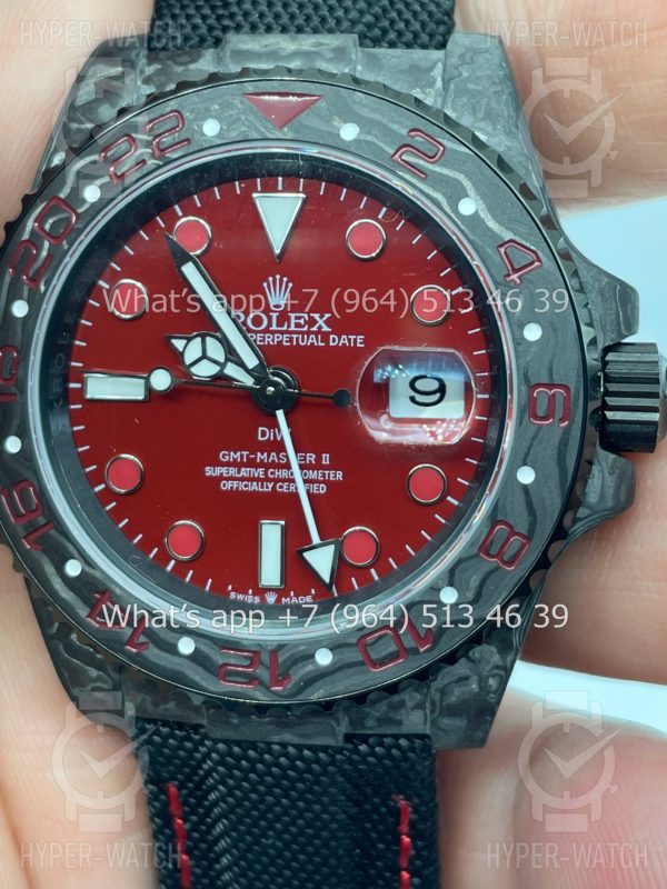 Фото 2 - Rolex GMT Master II 40mm Carbon DIW Q PROJECT