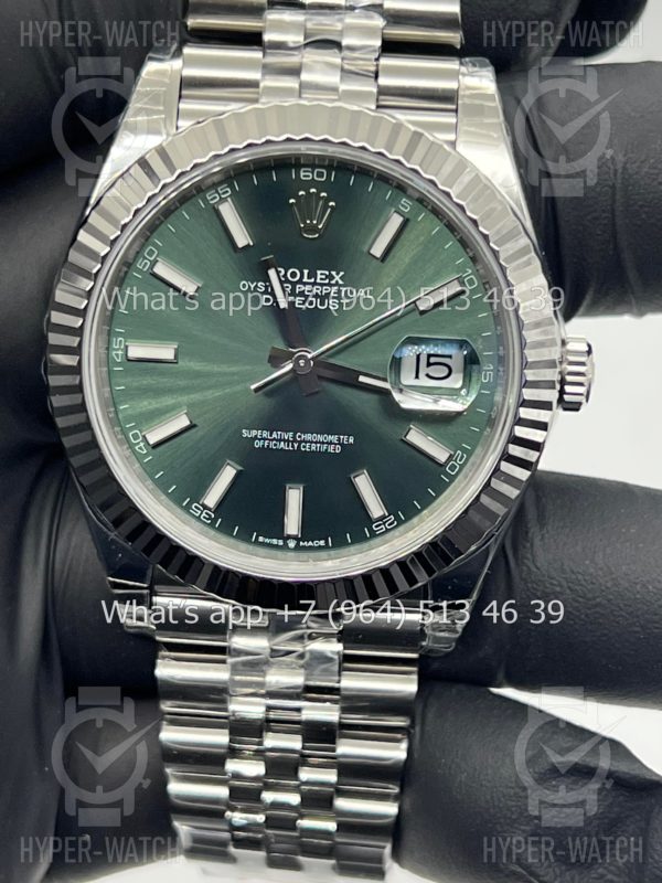 Фото 2 - Rolex Datejust 41mm 126334-0028 VS Green