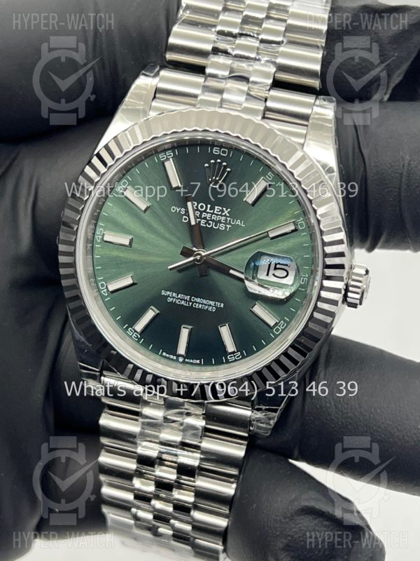 Фото 3 - Rolex Datejust 41mm 126334-0028 VS Green