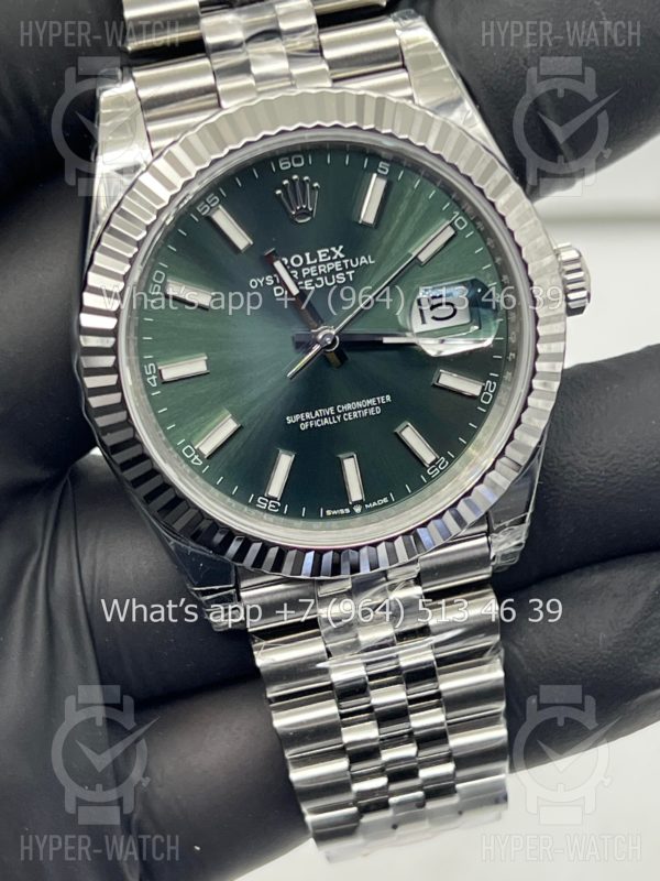 Фото 4 - Rolex Datejust 41mm 126334-0028 VS Green