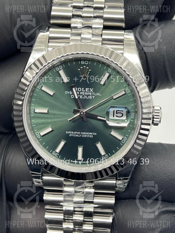 Фото 5 - Rolex Datejust 41mm 126334-0028 VS Green