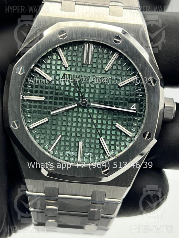 Товар Audemars Piguet Royal Oak 41mm 15510ST.OO.1320ST.04 50th Anniversary Green Фото 2 - Audemars Piguet Royal Oak 41mm 15510ST.OO.1320ST.04 50th Anniversary Green