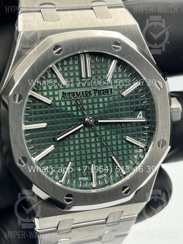 Товар Audemars Piguet Royal Oak 41mm 15510ST.OO.1320ST.04 50th Anniversary Green Фото 5 - Audemars Piguet Royal Oak 41mm 15510ST.OO.1320ST.04 50th Anniversary Green