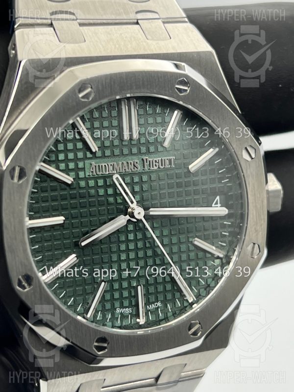 Товар Audemars Piguet Royal Oak 41mm 15510ST.OO.1320ST.04 50th Anniversary Green Фото 11 - Audemars Piguet Royal Oak 41mm 15510ST.OO.1320ST.04 50th Anniversary Green