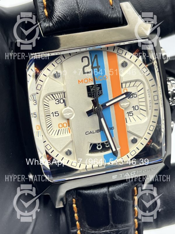 Товар Tag Heuer Monaco 39mm CAL5180 White Dial Фото 3 - Tag Heuer Monaco 39mm CAL5180 White Dial