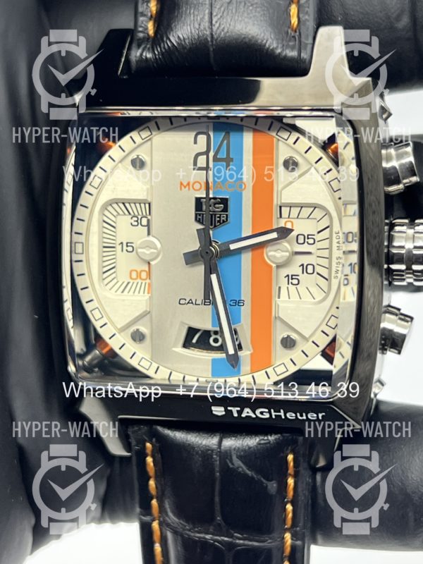 Товар Tag Heuer Monaco 39mm CAL5180 White Dial Фото 10 - Tag Heuer Monaco 39mm CAL5180 White Dial
