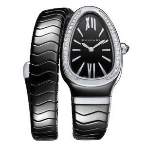 Фото 40 - Bvlgari Serpenti Spiga 35mm Black Ceramic