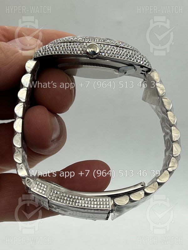 Фото 6 - Rolex Datejust 41mm 126334 Full Pave Blue