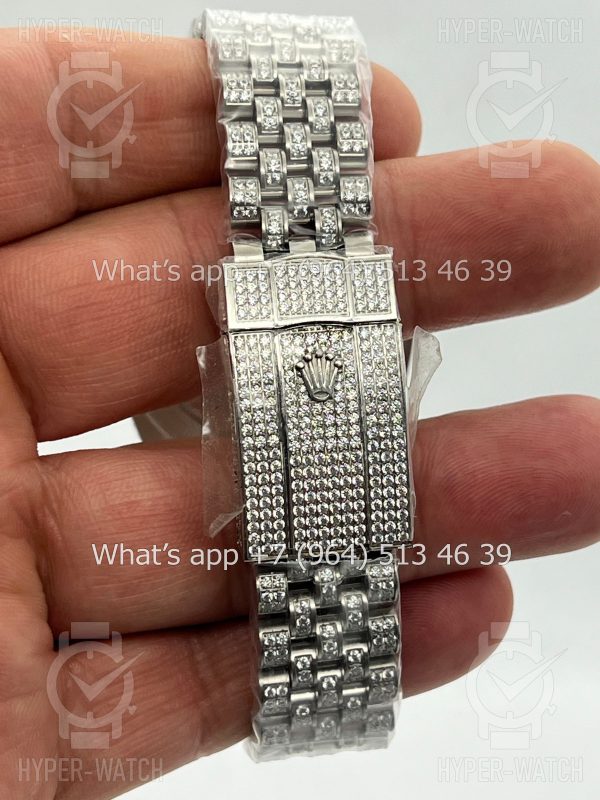 Фото 9 - Rolex Datejust 41mm 126334 Full Pave Blue