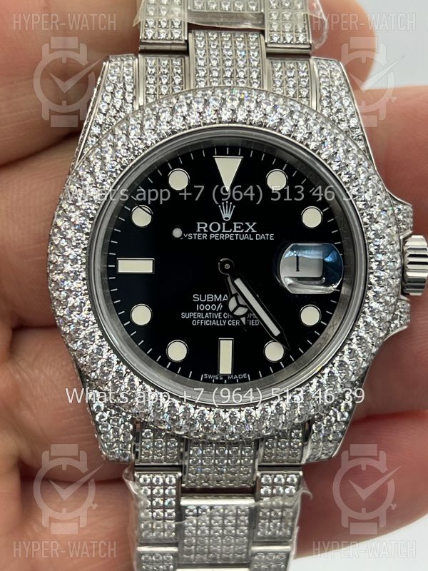 Товар Rolex Submariner 40mm Full Pave 116610LN Фото 7 - Rolex Submariner 40mm Full Pave 116610LN