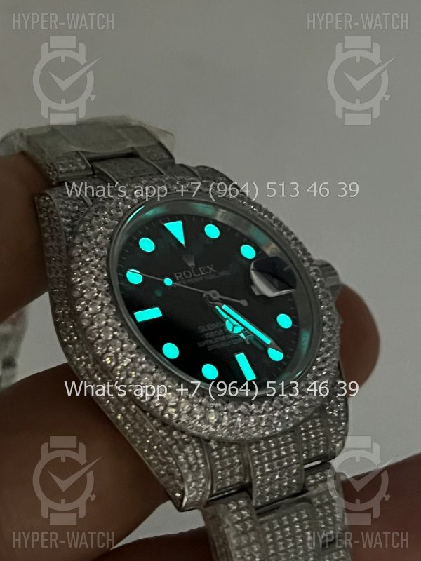 Товар Rolex Submariner 40mm Full Pave 116610LN Фото 22 - Rolex Submariner 40mm Full Pave 116610LN