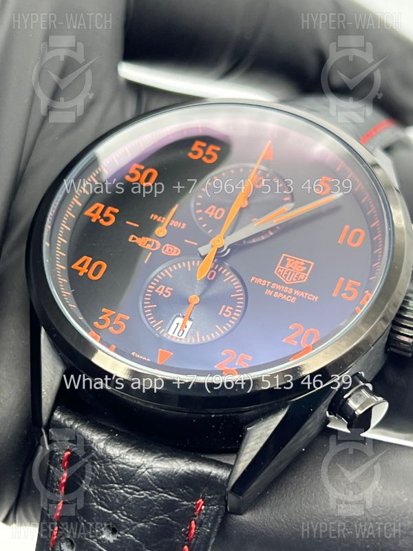 Товар Tag Heuer Carrera 43mm First Swiss Watch in Space Art 6042 Фото 6 - Tag Heuer Carrera 43mm First Swiss Watch in Space Art 6042