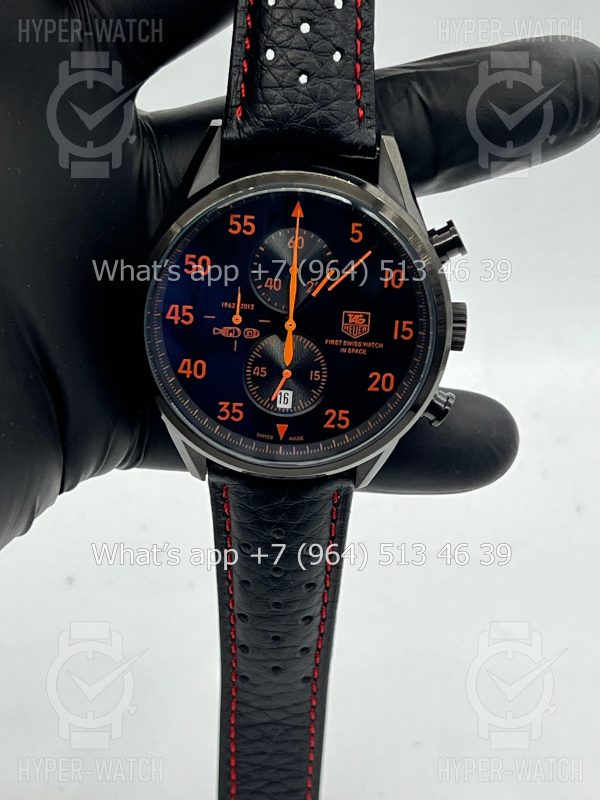 Товар Tag Heuer Carrera 43mm First Swiss Watch in Space Art 6042 Фото 9 - Tag Heuer Carrera 43mm First Swiss Watch in Space Art 6042