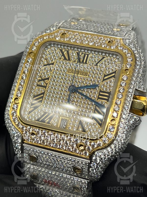 Фото 3 - Cartier Santos de Cartier 40mm Diamond Dial Steel