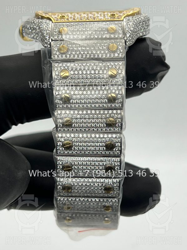 Фото 15 - Cartier Santos de Cartier 40mm Diamond Dial Steel