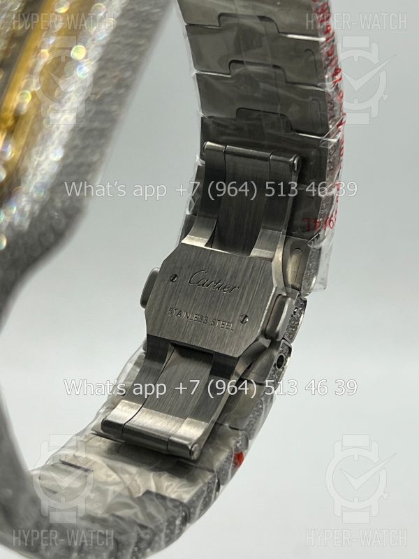 Фото 20 - Cartier Santos de Cartier 40mm Diamond Dial Steel