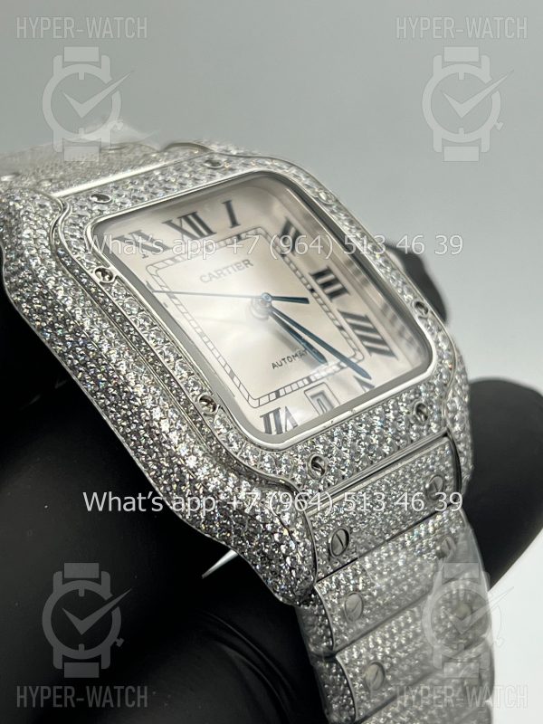Товар Cartier Santos de Cartier 40mm Diamond White Фото 4 - Cartier Santos de Cartier 40mm Diamond White