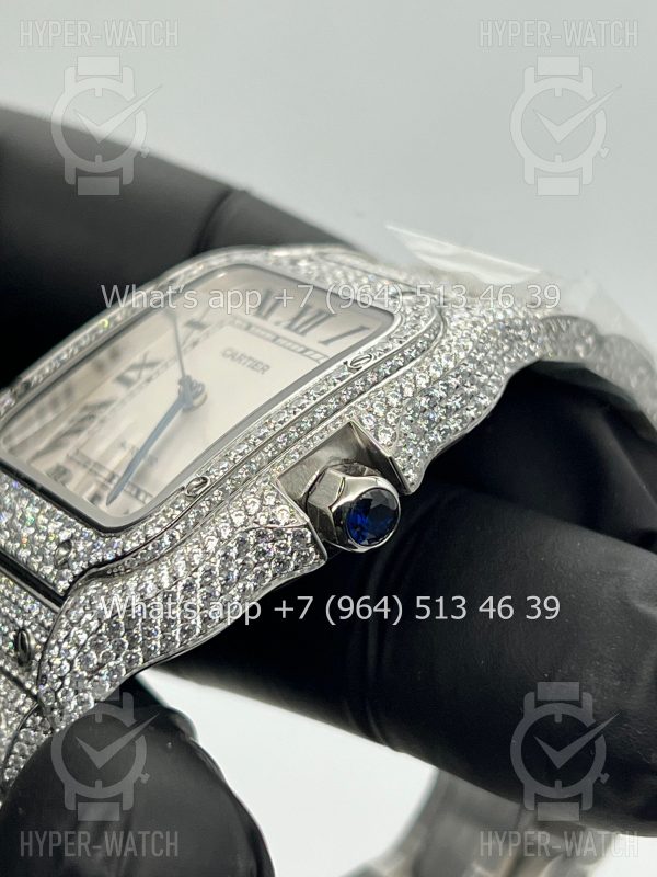 Товар Cartier Santos de Cartier 40mm Diamond White Фото 5 - Cartier Santos de Cartier 40mm Diamond White